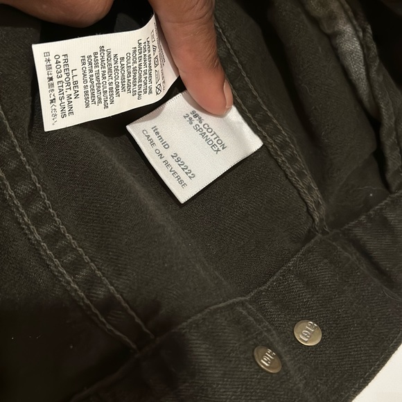 Dark Green Denim Jacket - Picture 2 of 7